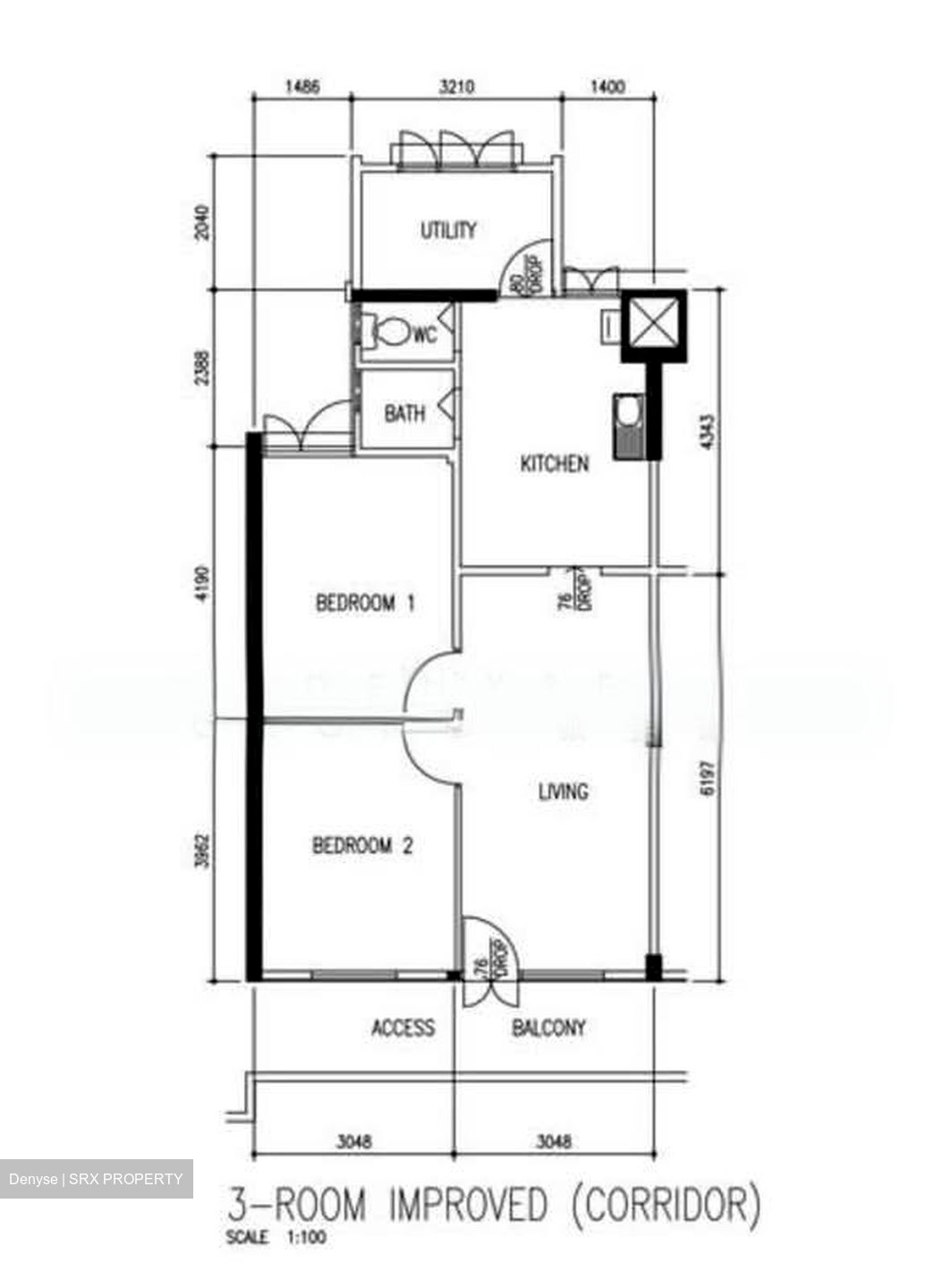 Blk 130 KIM TIAN VISTA (Bukit Merah), HDB 3 Rooms #571389391